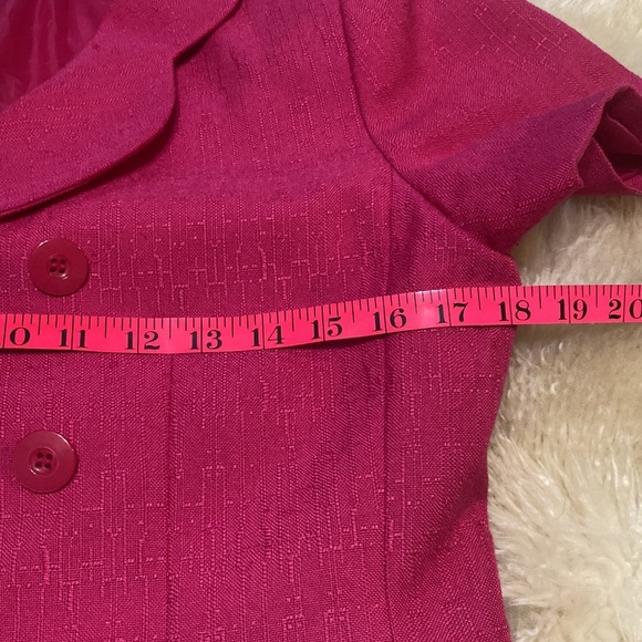 Le suit pink jacket size 10P - Picture 5 of 6